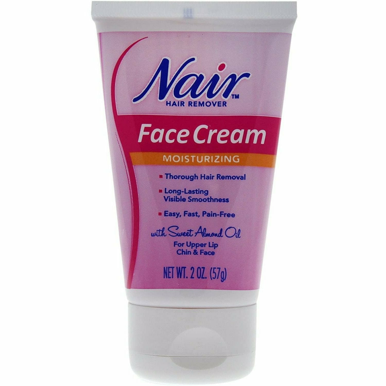 Nair Ultimate Hair Remover: Premium Moisturizing Face Cream 2oz.