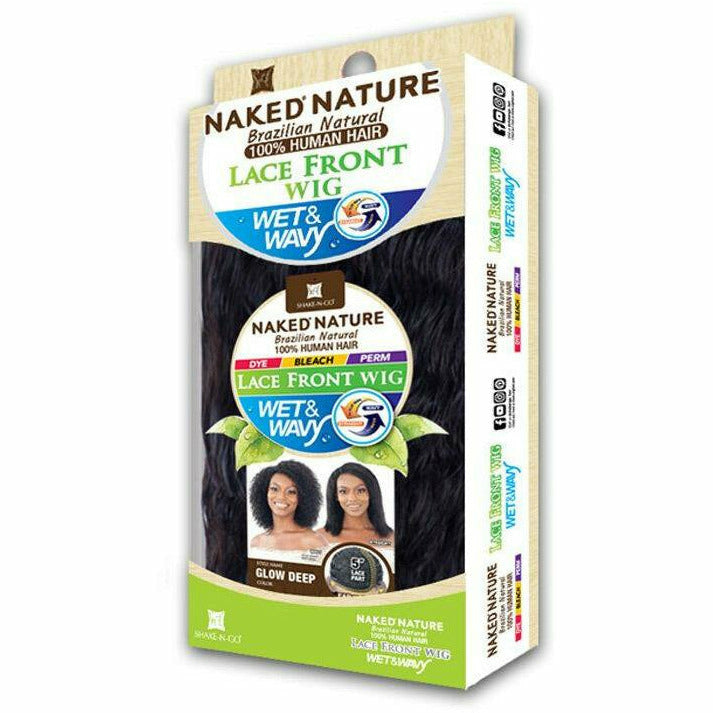 Ultimate Shake N' Go: Naked Nature Glow Deep Wet & Wavy Lace Front Wig
