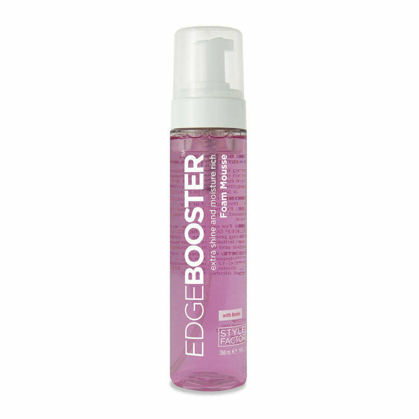 Style Factor: Ultimate Edge Booster - Extra Shine & Moisture Foam Mousse 9oz