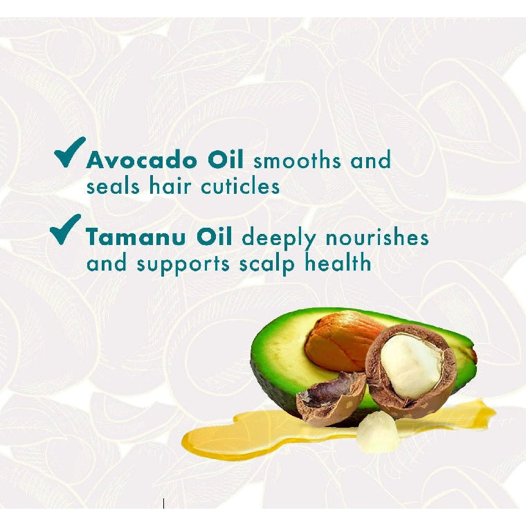 Mielle Organics: Premium Avocado & Tamanu Anti-Frizz Leave-In Conditioner for Smooth, Shiny Hair