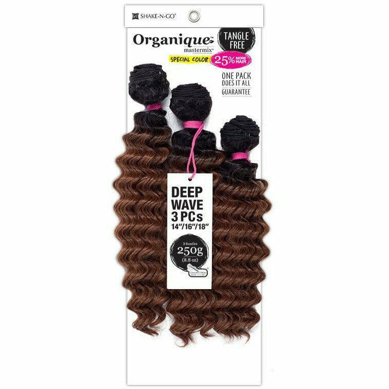 Premium Organique Deep Wave Bundle Set - 3PCS 14/16/18''