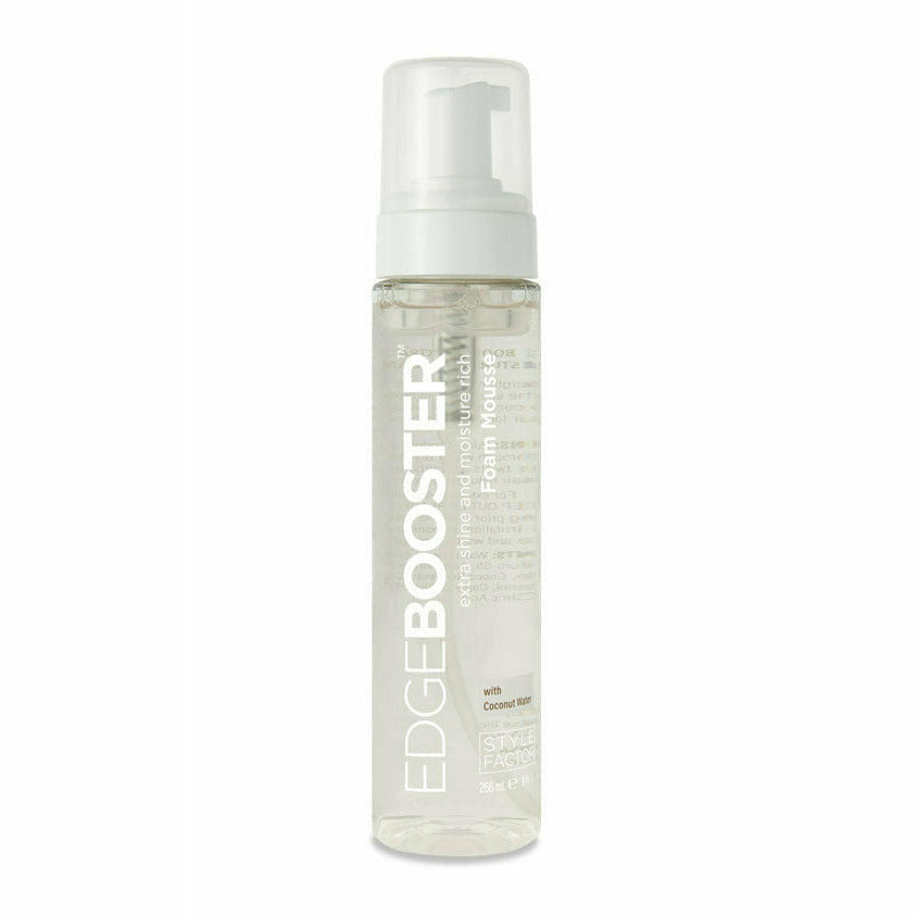 Style Factor: Ultimate Edge Booster - Extra Shine & Moisture Foam Mousse 9oz